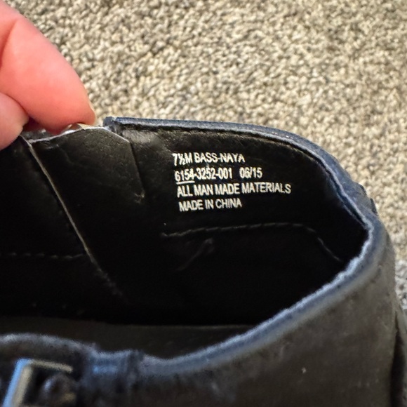 Ecco Women’s Booties 7.5 Zip Sides Black Bass Naya  Zip Sides - Picture 9 of 9